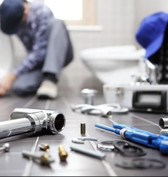 Desentupimento com reparo hidráulico