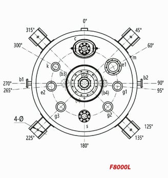 glass lined chemical reactor / vessel / storage tanks