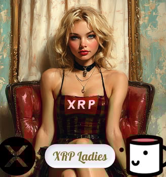 Stunning women in corsets and leather, clutching crypto hourglasses that mark the sands of time, pat