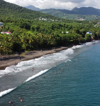 plage de trois rivière