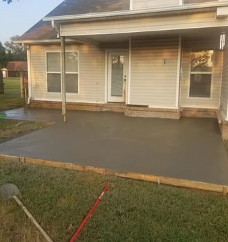 new poured patio concrete contractors huntsville al