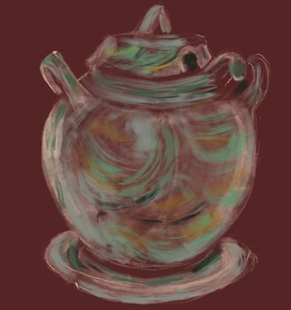 Digital drawing - Alan Caiger Smith tureen