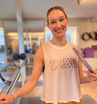 Valerie - teaching ballet-inspired, low impact Barre classes at Joy Movement Studio in Meilen