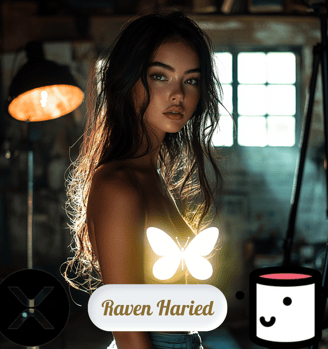 Discover an exclusive AI-generated collection featuring stunning raven-haired women. Elegantly style