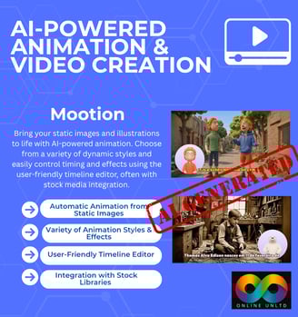 Mootion AI video editor