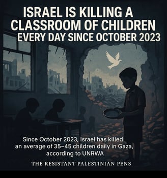 Israel Is Killing a Classroom of Children Every Day Since October 2023