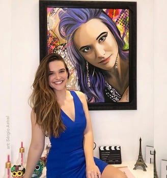 O artista Sérgio Astral possui uma experiência de mais de 35 anos em pinturas em tela. Juliana Paiva