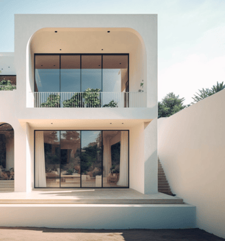 Modern white villa 