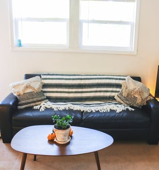 Image of the living room of our resident housing.