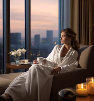 a hotel guest at a room in Park Hotel Sporting 