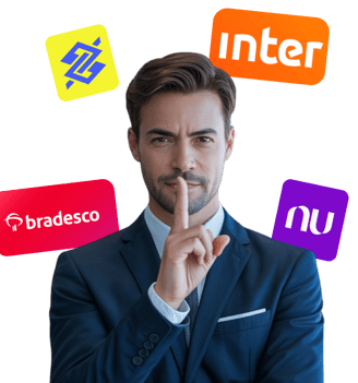 a man in a suit and tie is pointing at a finger on a finger