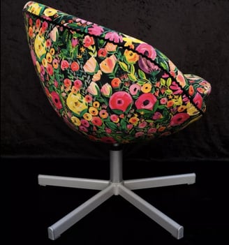 couverture de ce siège de bureau Fleur France