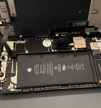 Batterie iPhone micro-composants
