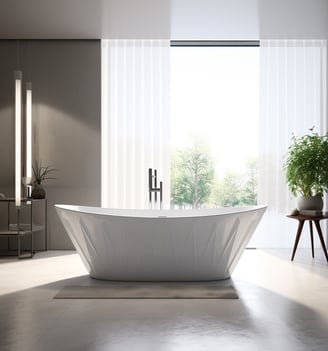 Freestanding bathtub