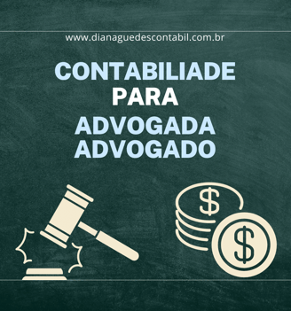 ESCRITA CONTABILIDADE PARA ADVOGADA ADVOGADO E ABAIXO MARTELO DA JUSTIÇA E SIFRA COM GRAFICO