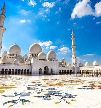 Sheikh Zayed Grand Mosque, Abu Dhabi, United Arab Emirates. 2020. 17400sqm