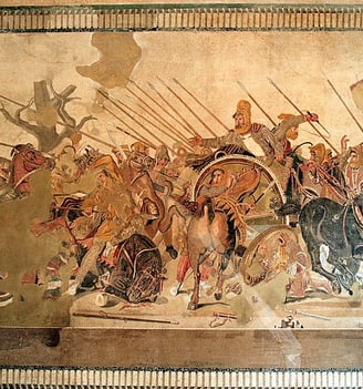 The Alexander Mosaic from Pompeii, ca. 100 BC.