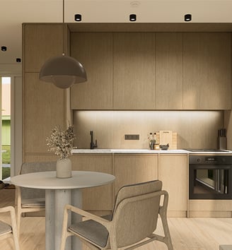 Interjeras, gyvenamasis namas, privatus