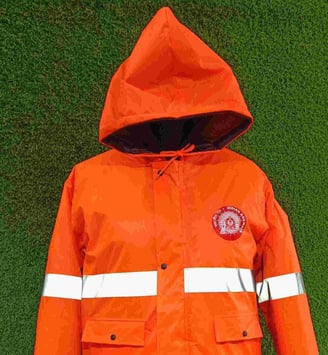 winter jacket railway