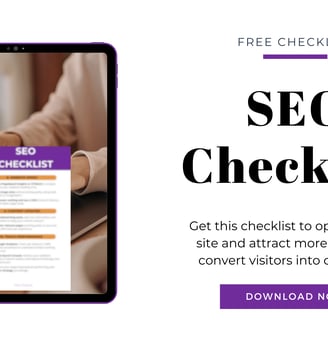 Image banner for free SEO checklist