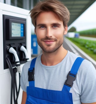 Ouvrier électricien brabant wallon, borne de recharge pour véhicule électrique