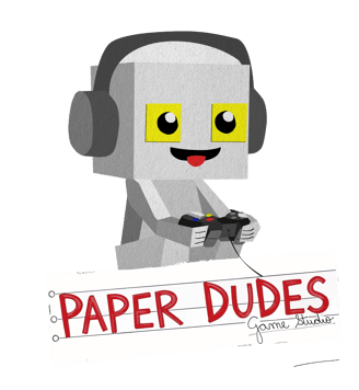 paper dudes game studio logo