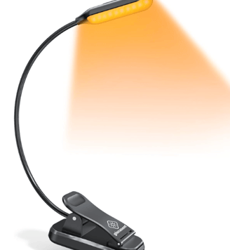 Glocusent Willow Lampe de Lecture pour lire au lit, 10 LED Lampe Livre,3 Couleurs & 3 Intensités,Lam