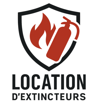 location d'extincteurs sur feu en formation