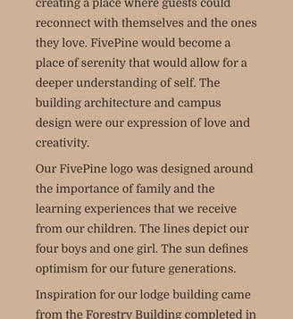 The Five Pine "Story"