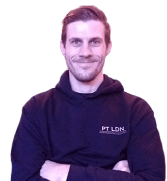 A headshot of a personal trainer from London, England