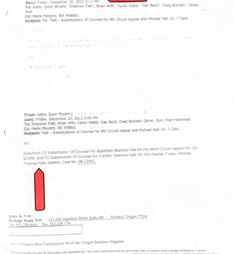 Proof of Merle Meyers Brian Witt Collaborating on fraud