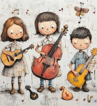 Libros de iniciación musical para niños pequeños en 4 y 6 años