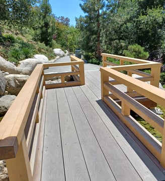 Bridge from the Japanese Garden, San Diego