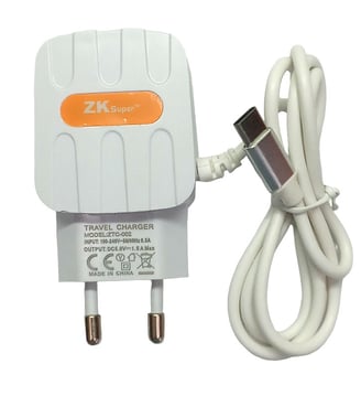 ZK Super Smart Charger Type-C AMart A069 Type-C Charger Type-C Fast Charger – Efficient Charging 