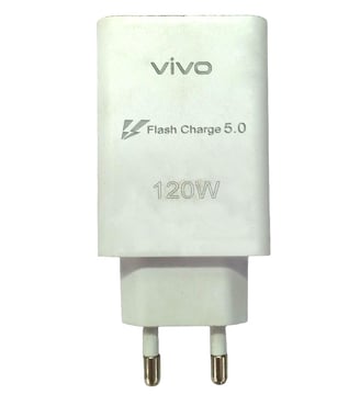Vivo USB Charging Adapter 120W Rs. 600  Supercharge Your Day – Ultra-Fast 120W Power