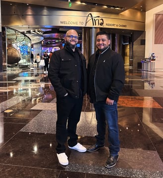 "Grand Slam Janitorial founders Richard Osorio and Jose Gomez delivering faith-based, family-focused