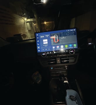 Toyota LandCruiser Sahara head unit upgrade surfers paradise