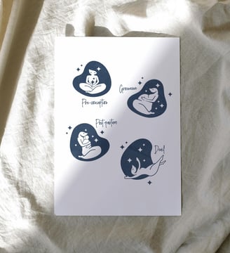 illustrations omamoon doula