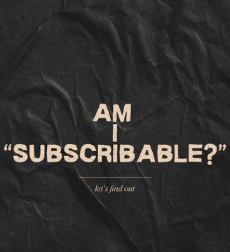 Convert your business model to a subscription model