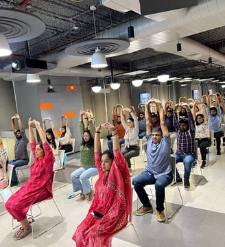 Corporate Yoga Event & Sessions in delhi gurugram noida india