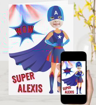a superhero kid