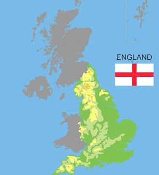Map of england