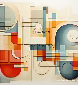 ImmrtlArts : curves#6 an abstract painting