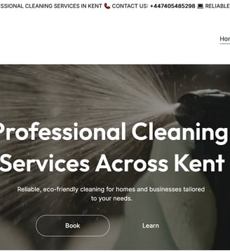 Web design services in Canterbury, Dover, Whitstable, Ashford, Maidstone, Margate, and all areas of 