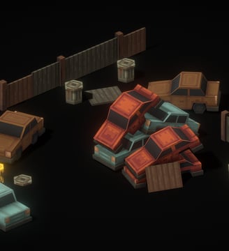 Modelo 3D de Carros - Cars