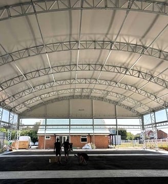 Install a cover or canopy on your padel court