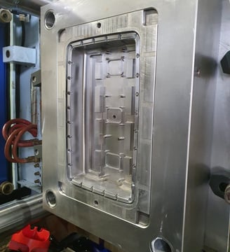 Injection mould for Plasdev housing ready to mould ASA material