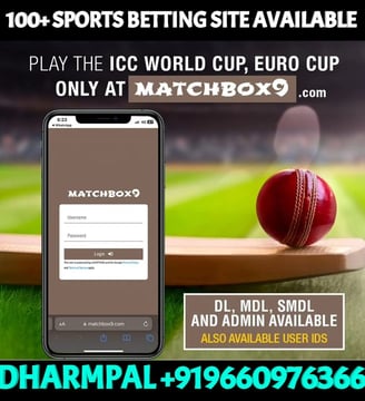 ONLINE CRICKET BETTING ID AVAILABLE DL MDL SMDL MASTER ID SUPER MASTER ID ADMIN ID AVAILABLE
