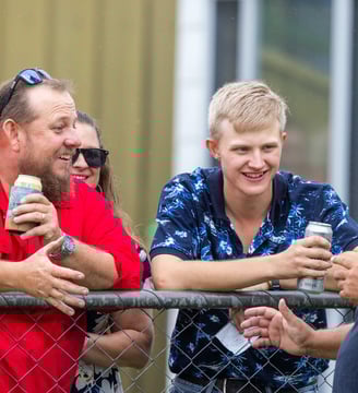 People enjoying the races at Nanango