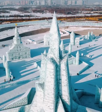 Ice and snow world, Harbin, featured on MyTripJunction.com travel blog.
